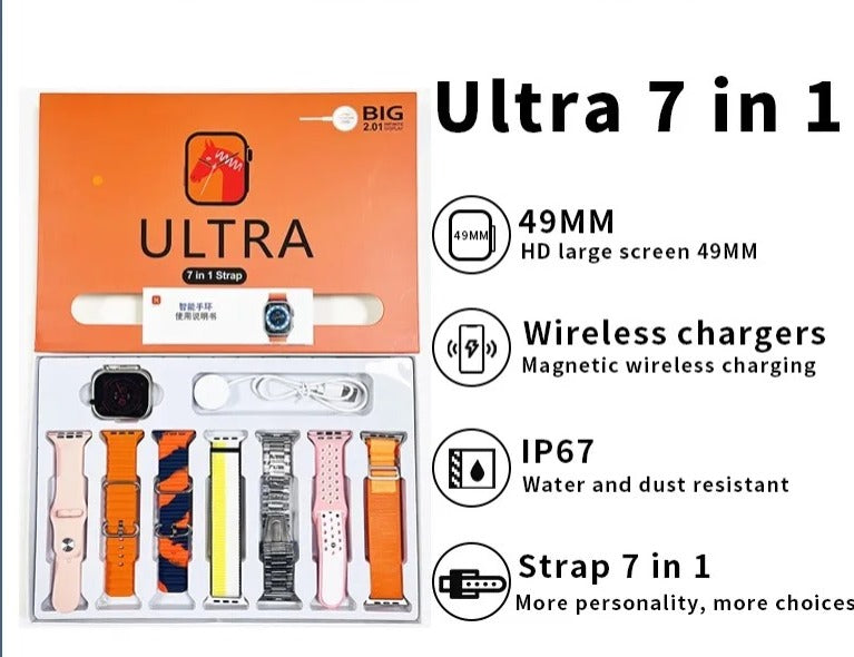 7 in 1 Ultra Smart Watch Couple